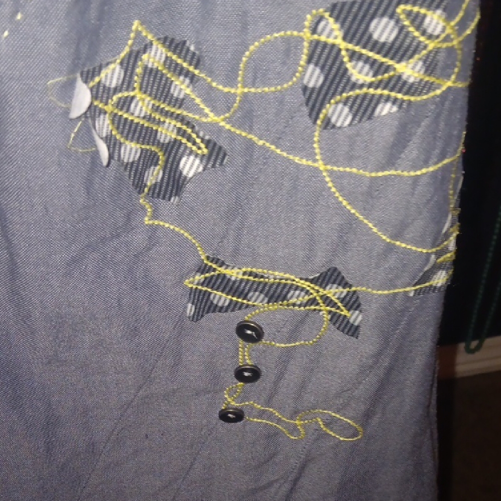 Stylish Gray Patterned Mini Dress - image 3